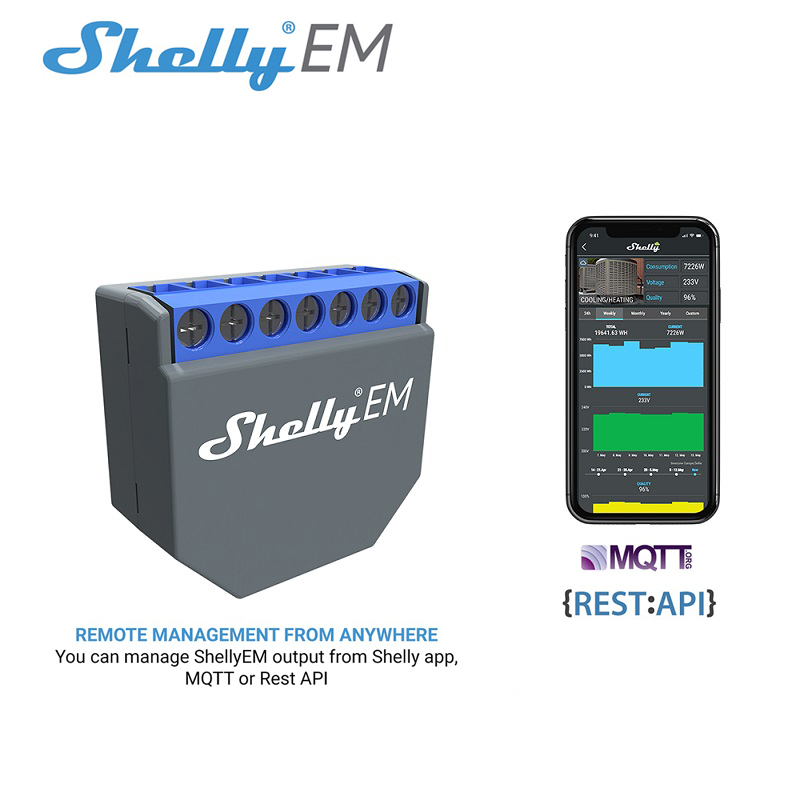 Shelly Relay Module - وحدة تحكم ذكية واي فاي من
