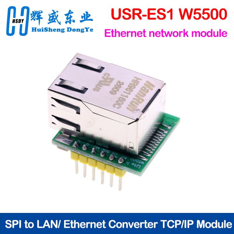Ethernet Module W5500 - وحدة شبكة إيثرنت USR-ES1 W5500، محول