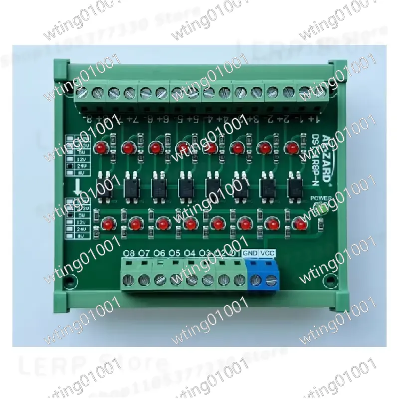 Level Shifter 3.3V - لوحة عزل بـ 8 قنوات مع