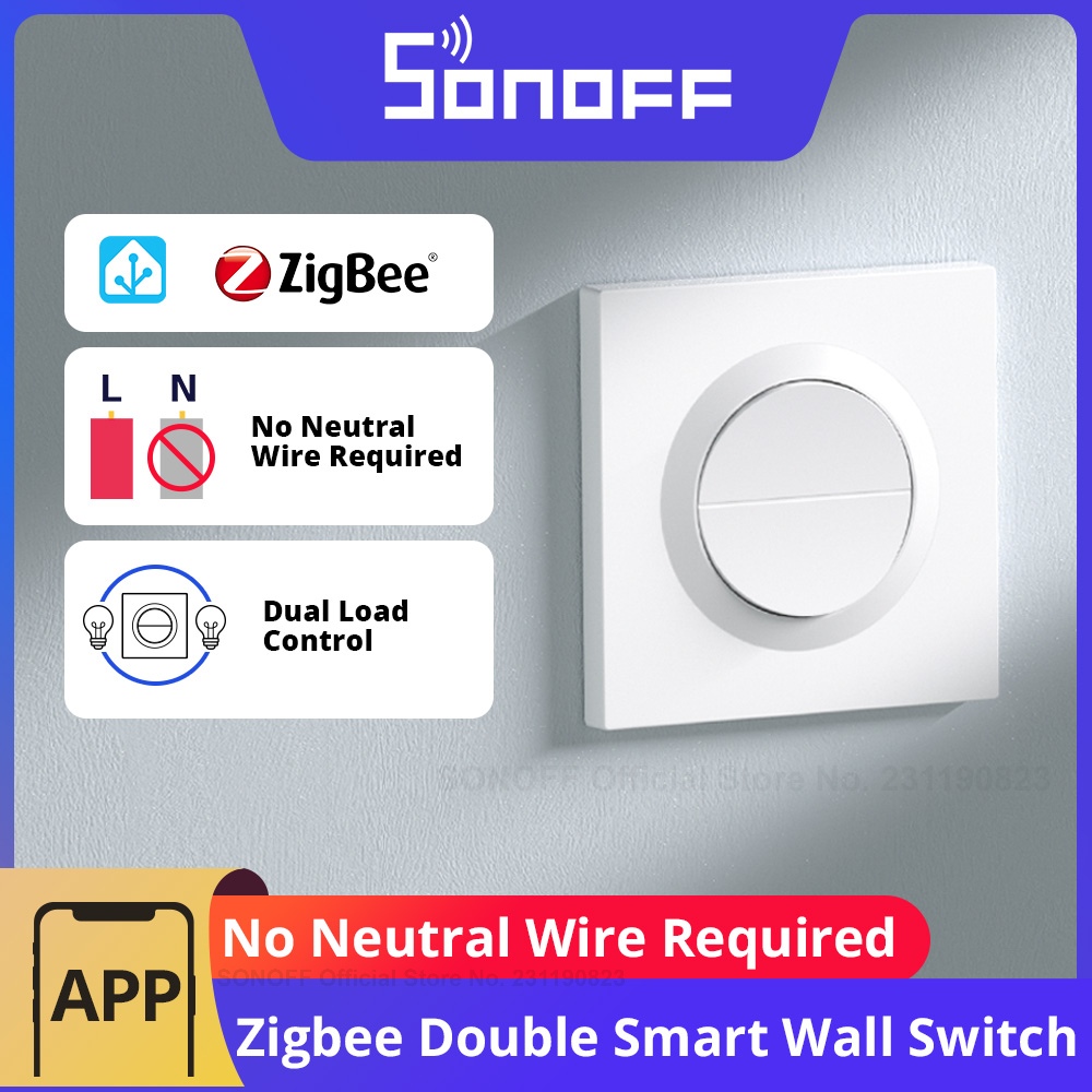 Sonoff Basic Switch - SONOFF Orb-ZBW2L Zigbee 2-Gang مفتاح الجدار