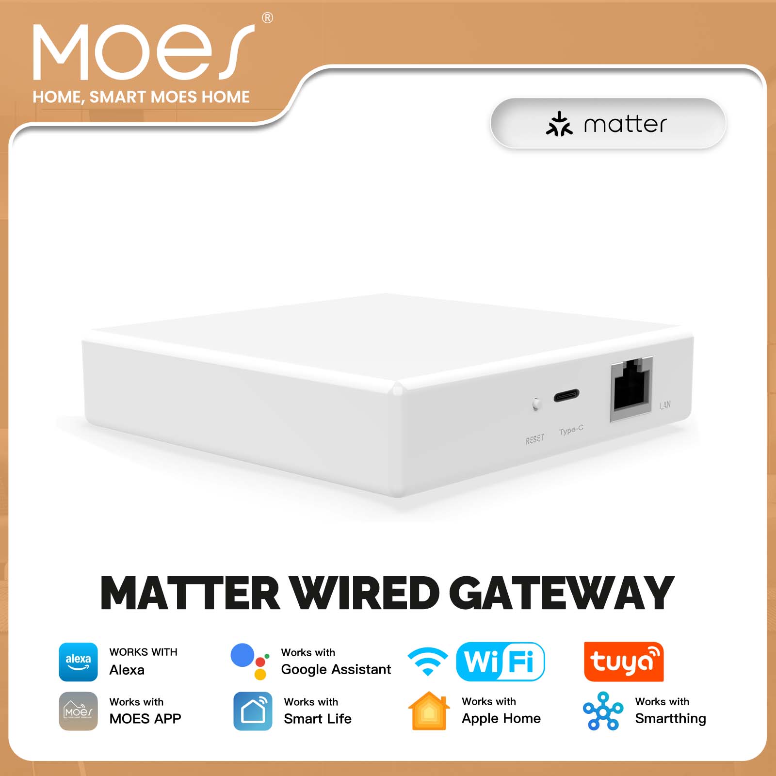 Matter Hub Thread - بوابة MOES Tuya ZigBee Matter Thread،