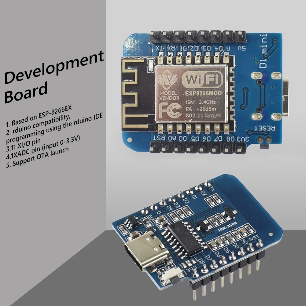 ESP8266 ESP-12F D1 Mini NodeMc - مراجعة Esp8266 Nodemcu Board وسعره