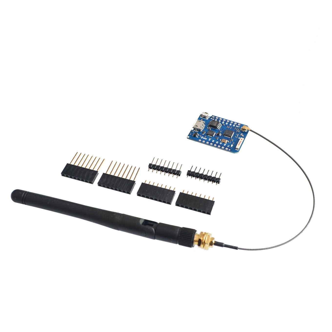WEMOS-موصل هوائي خارجي ، لوحة  - مراجعة Esp8266 Nodemcu Board وسعره