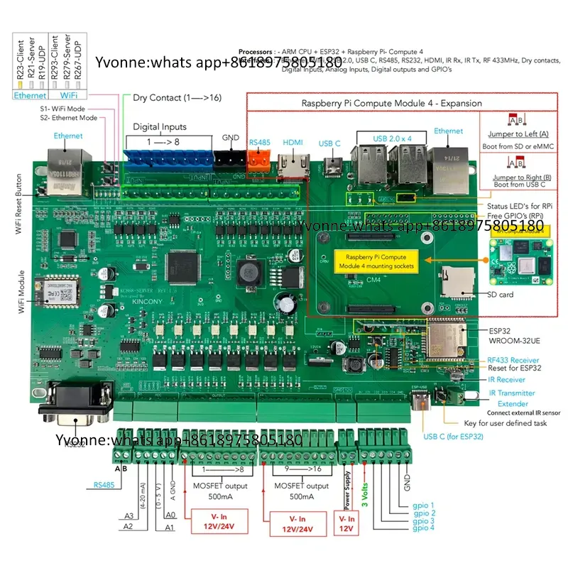 وحدة تحكم ذكية KC868-Server مع - مراجعة Diy Home Automation Server وسعره