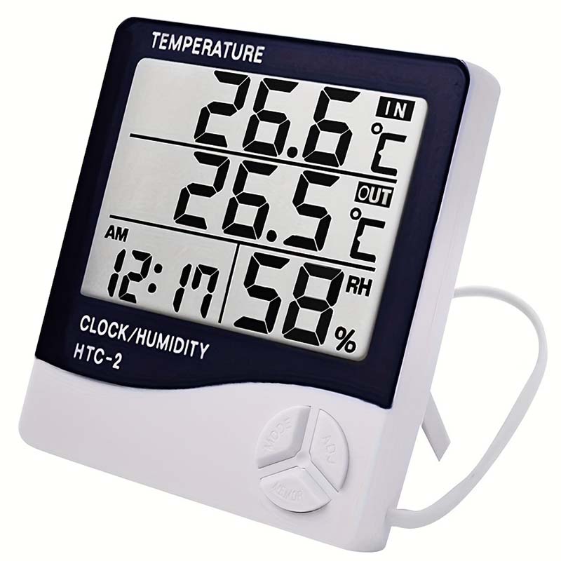 LCD ميزان الحرارة الرقمي الرطو - مراجعة Home Automation Industry وسعره