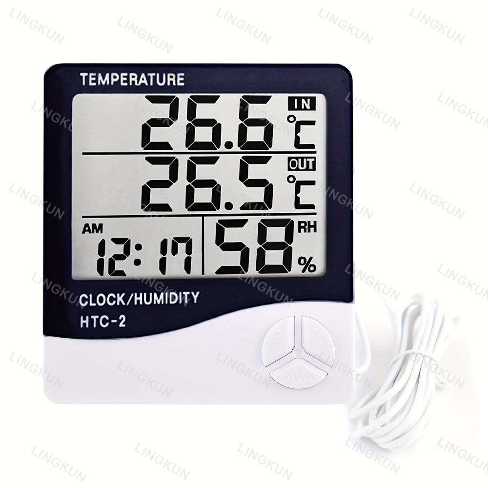 LCD ميزان الحرارة الرقمي الرطو - مراجعة Home Automation Industry وسعره