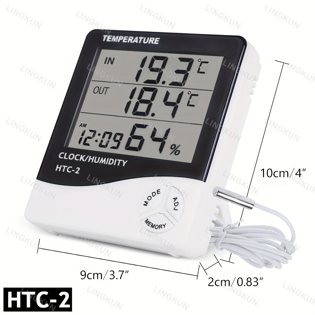LCD ميزان الحرارة الرقمي الرطو - مراجعة Home Automation Industry وسعره