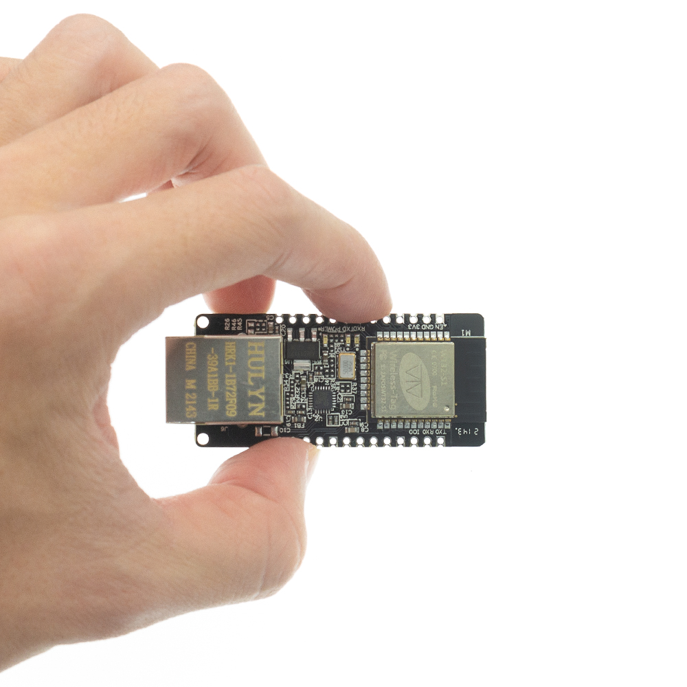 WT32-ETH01 جزءا لا يتجزأ من ال - مراجعة Ethernet Module W5500 وسعره