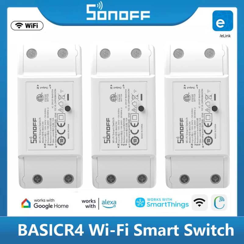 1-10 قطع مفتاح واي فاي SONOFF  - مراجعة Sonoff Basic Switch وسعره