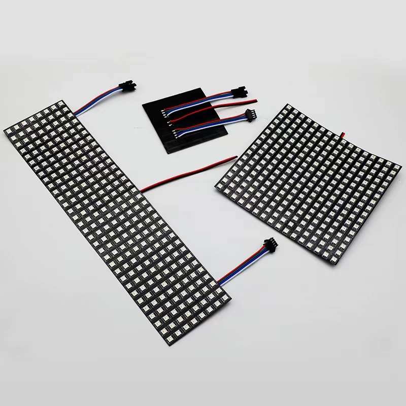 DC12V WS2815 DC5V WS2812B RGB  - مراجعة Rgb Led Matrix 8X8 وسعره