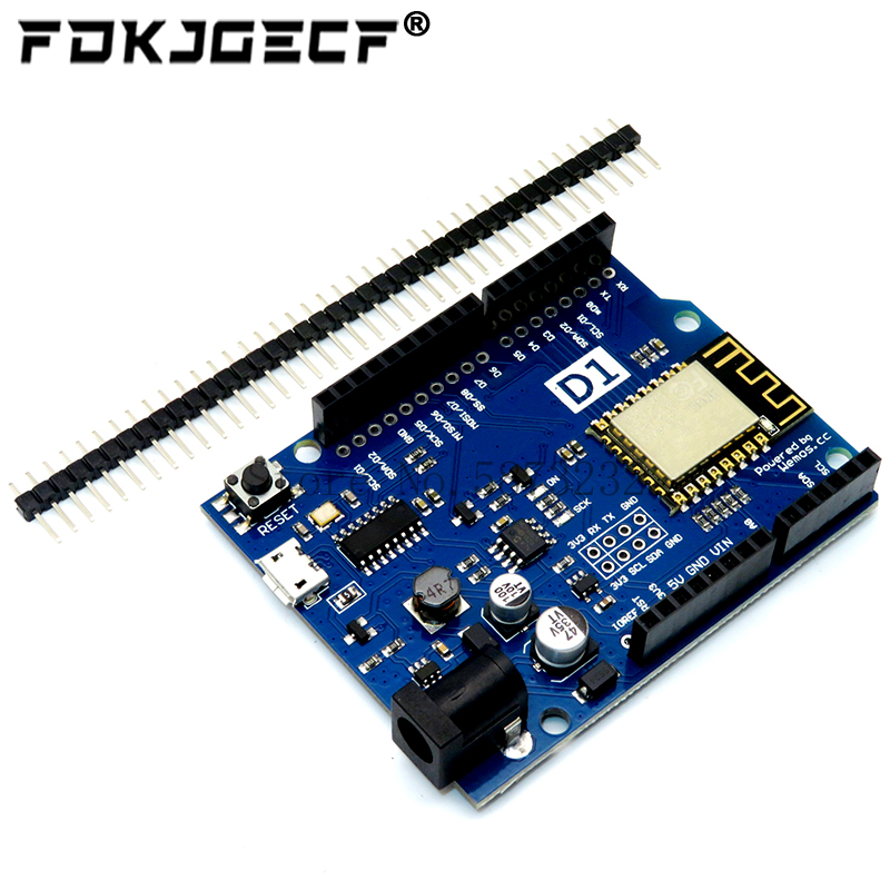 WeMos D1 R2 WiFi uno يعتمد على - مراجعة Esp8266 Nodemcu Board وسعره