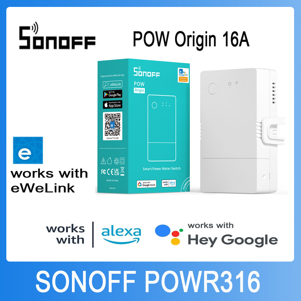 SONOFF POWR316 Pow Origin مفتا - مراجعة Sonoff Basic Switch وسعره