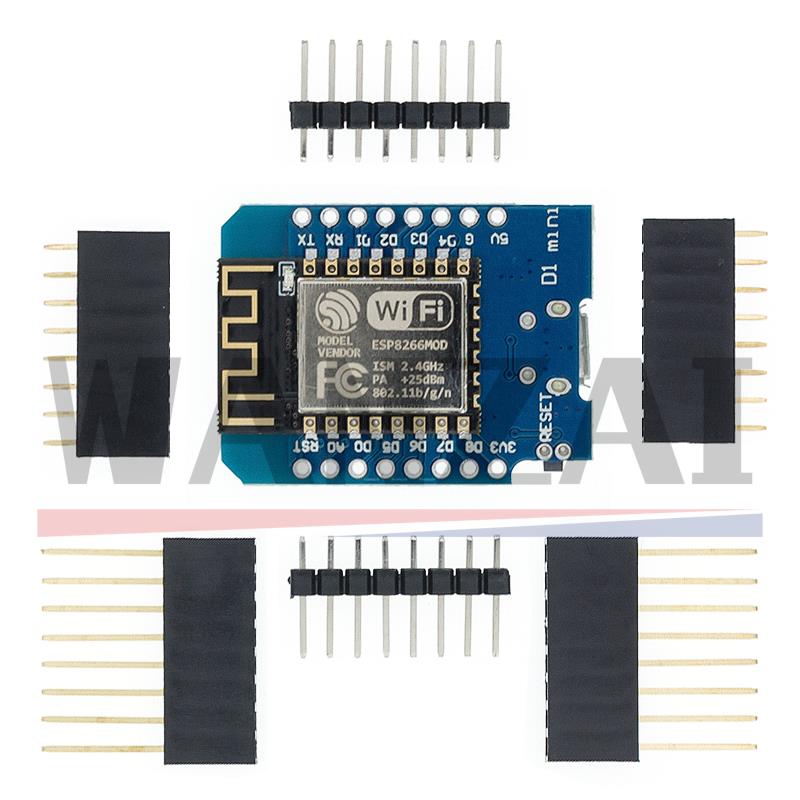 WeMos D1 Mini Pro V3.0.0 بايت  - مراجعة Esp8266 Nodemcu Board وسعره