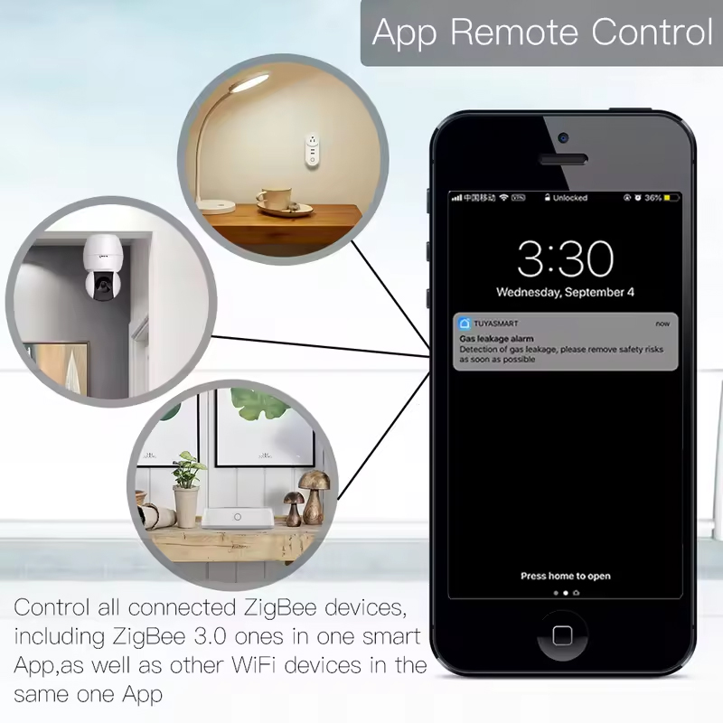 Moes Tuya ZigBee 3.0 Smart Gat - مراجعة Matter Hub Thread وسعره