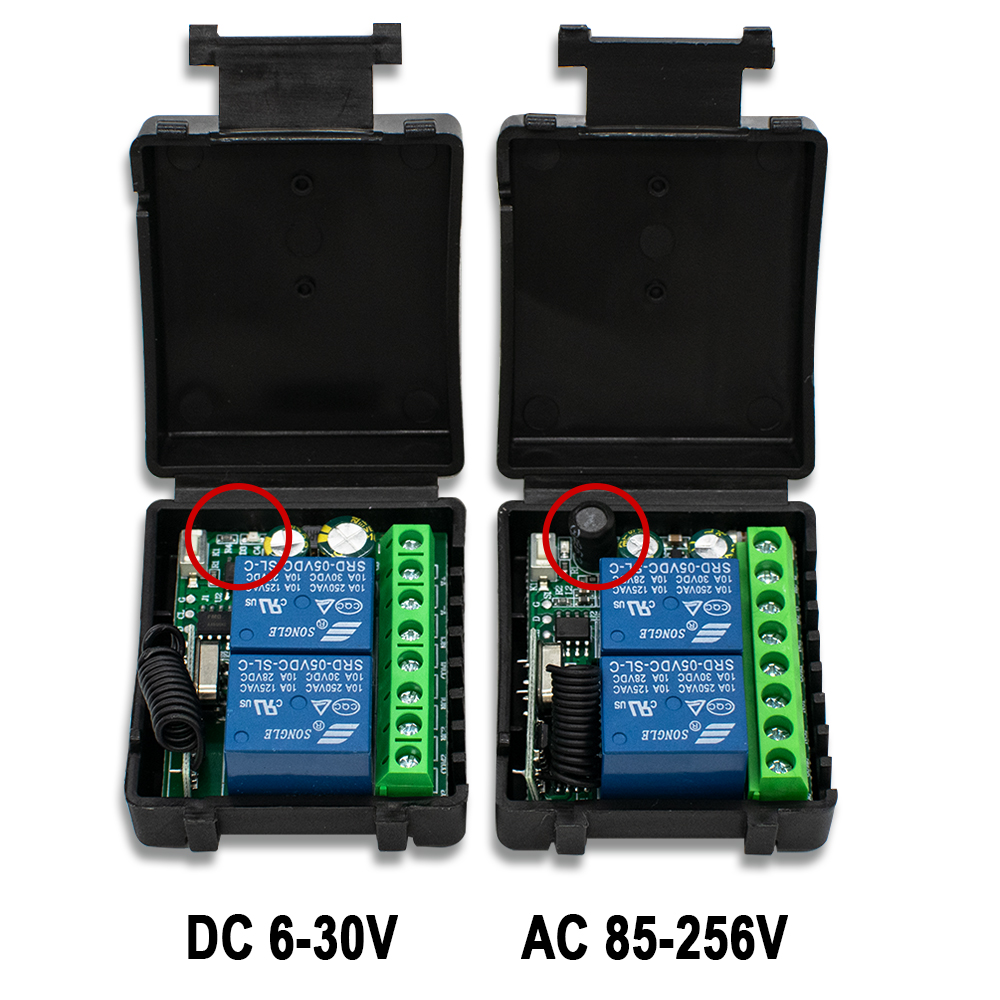 1-10 قطع جهاز تحكم عن بعد بترد - مراجعة 433Mhz Receiver Module وسعره