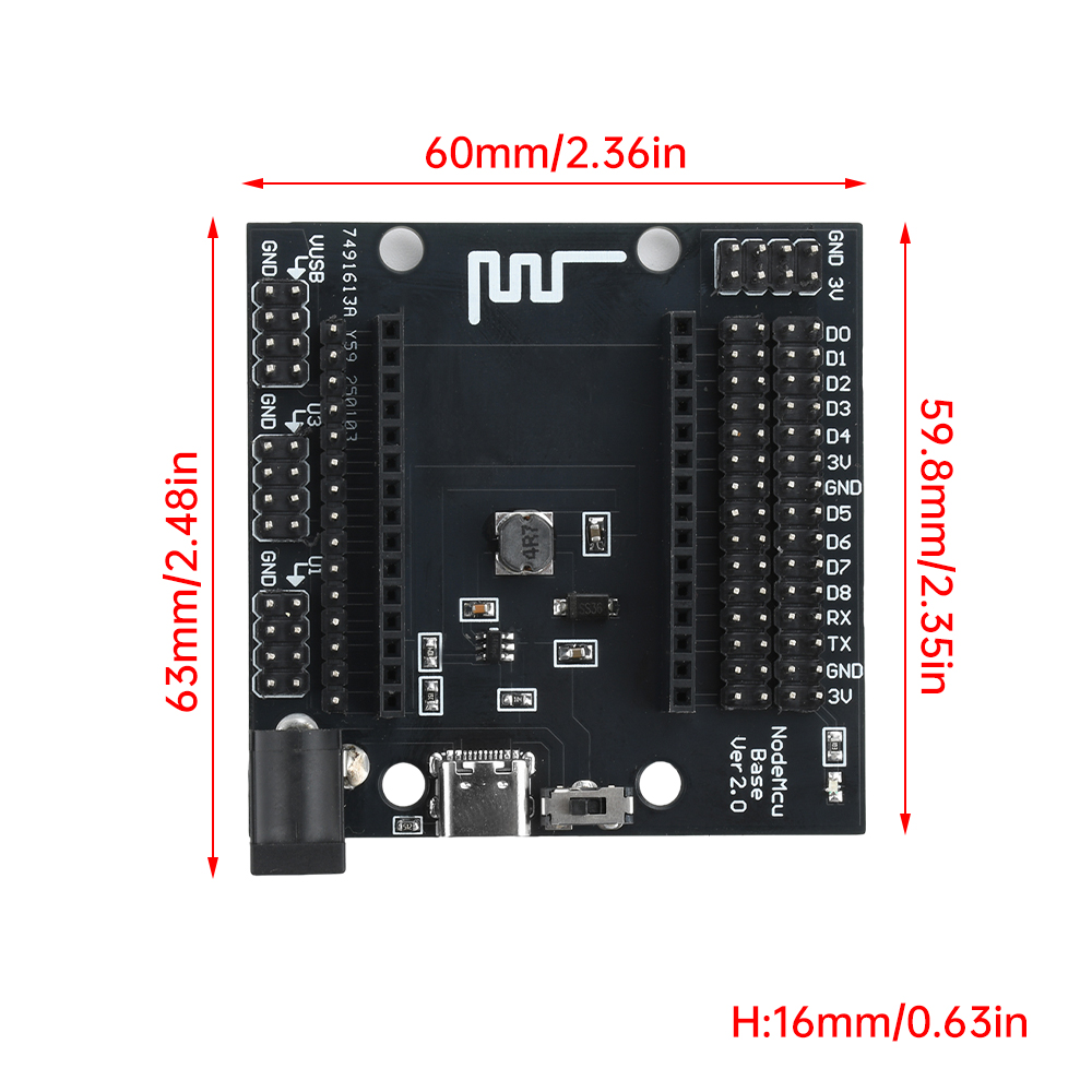 لوحة اختبار NodeMcu ESP8266 DI - مراجعة Esp8266 Nodemcu Board وسعره