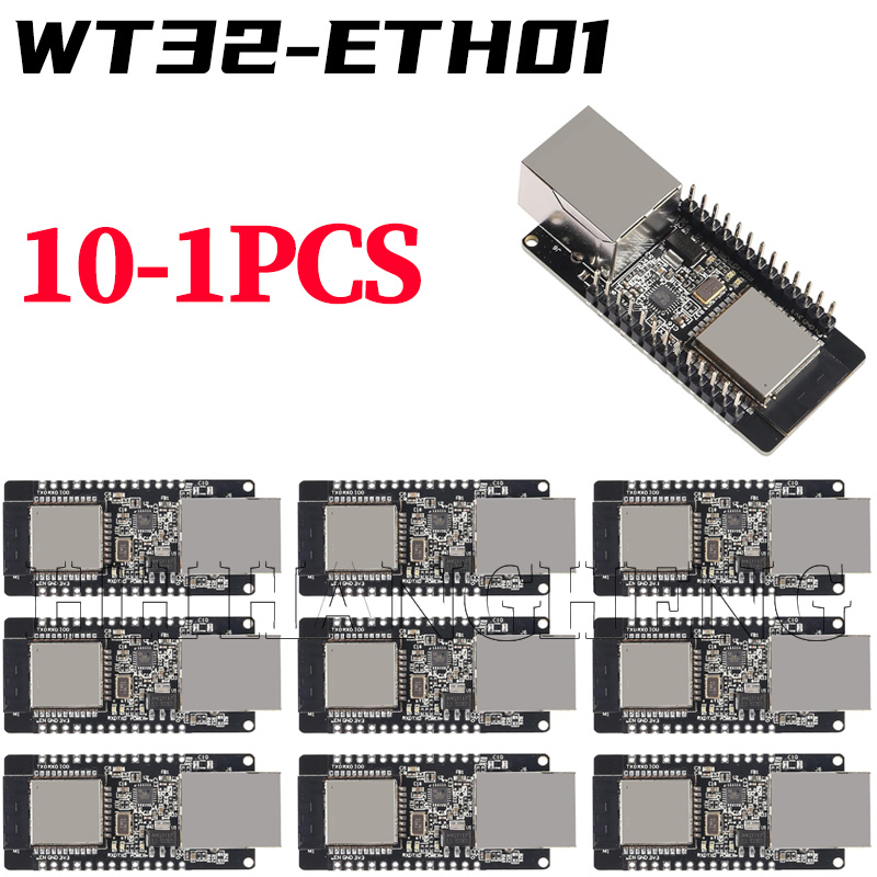 10-1 قطعة WT32-ETH01 جزءا لا ي - مراجعة Ethernet Module W5500 وسعره