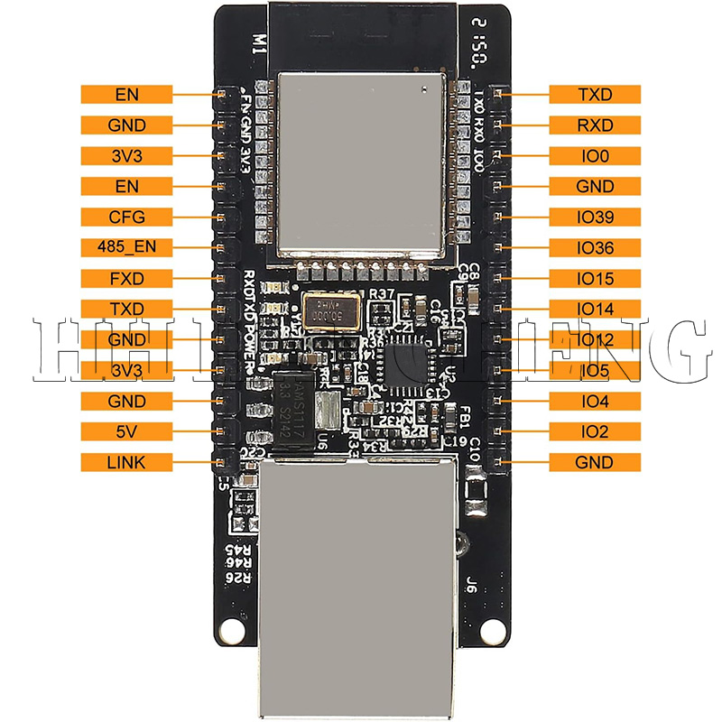 10-1 قطعة WT32-ETH01 جزءا لا ي - مراجعة Ethernet Module W5500 وسعره