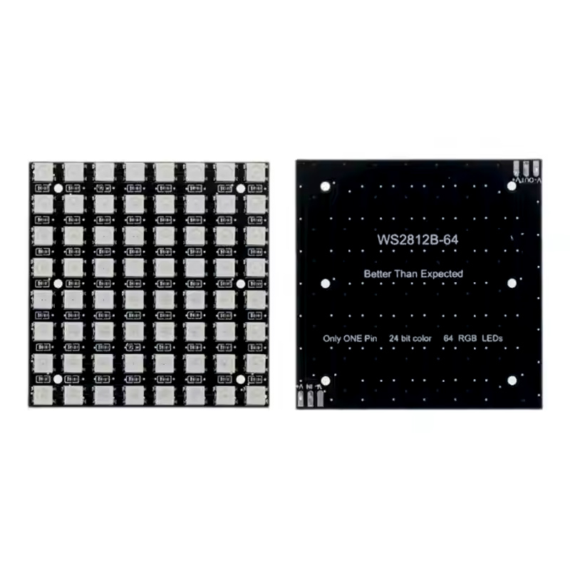 وحدة مصفوفة LED 8×8 64 بت من ن - مراجعة Rgb Led Matrix 8X8 وسعره