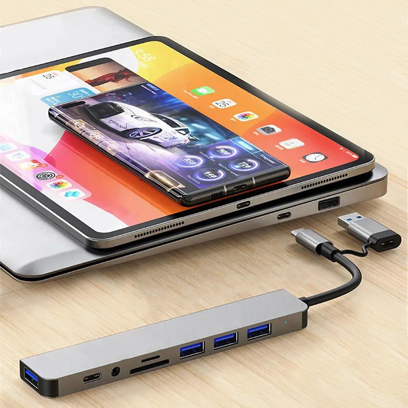 محول USB متعدد المنافذ 8 في 1  - مراجعة Home Assistant Sd وسعره