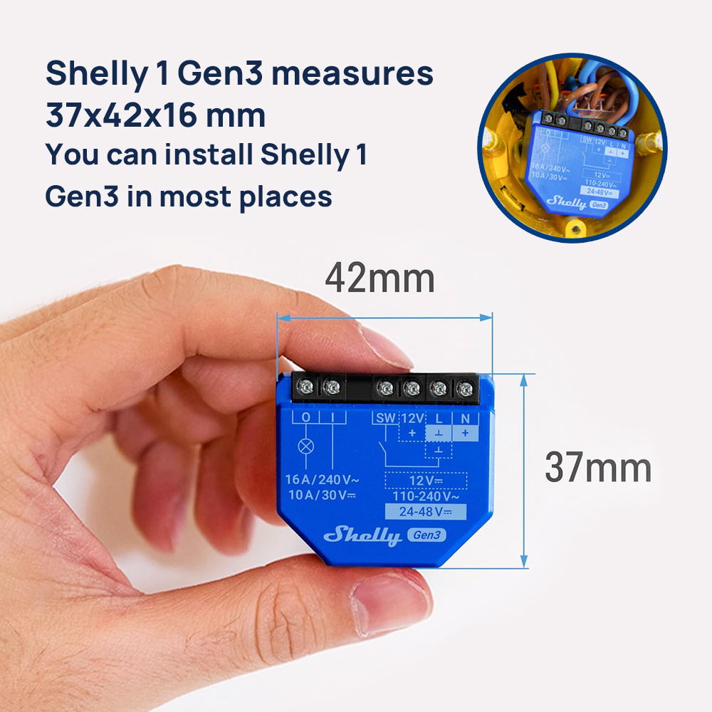 شيلي 1 جين 3 مفتاح ذكي باتصال  - مراجعة Shelly Relay Module وسعره