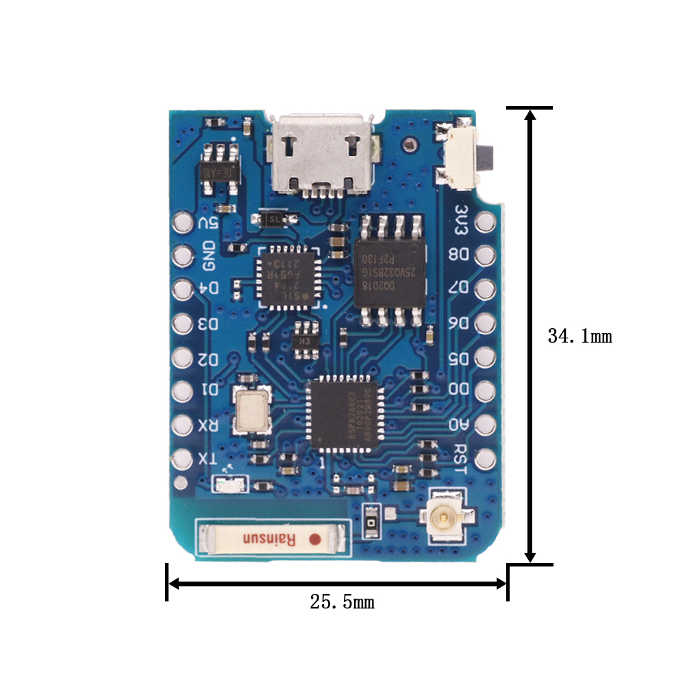 لوحة تطوير WeMos D1 Mini Pro V - مراجعة Esp8266 Nodemcu Board وسعره