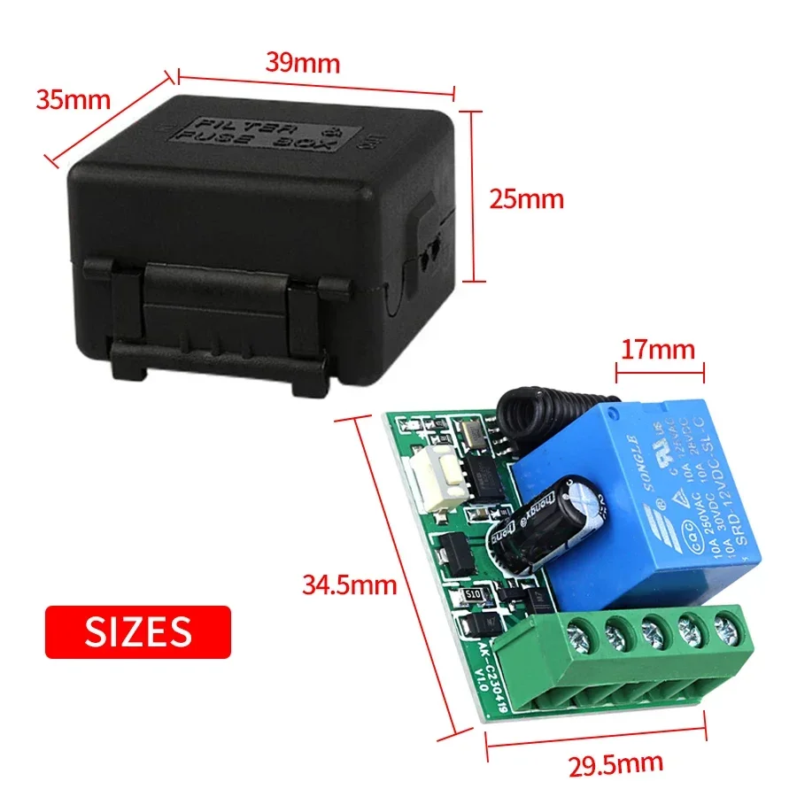 وحدة تحكم لاسلكية بتردد 433 مي - مراجعة 433Mhz Receiver Module وسعره