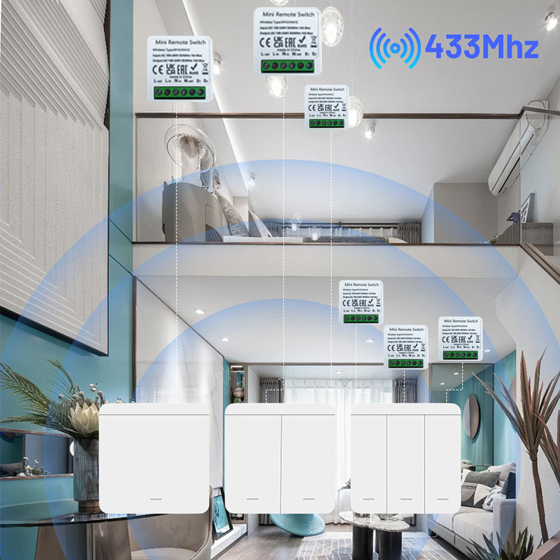 RF 433MHz الذكية لتقوم بها بنف - مراجعة Diy Home Automation System وسعره