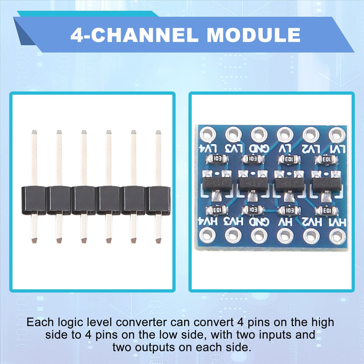 AT42 10 قطع محول مستوى منطقي ث - مراجعة Level Shifter 3.3V وسعره