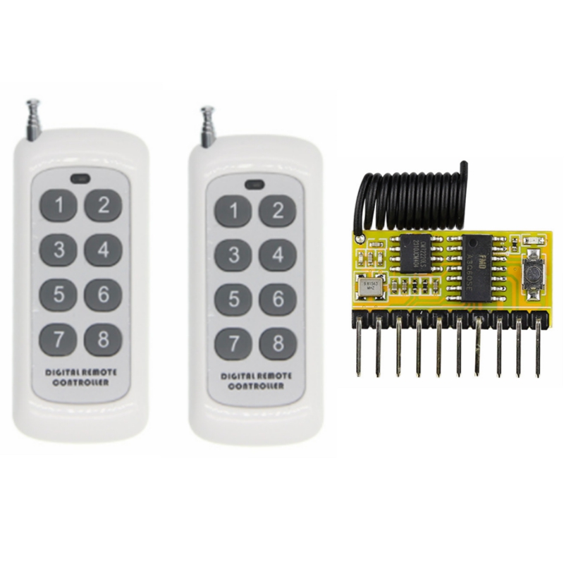 433 ميجا هرتز DC3V ~ 5 فولت 8C - مراجعة 433Mhz Receiver Module وسعره