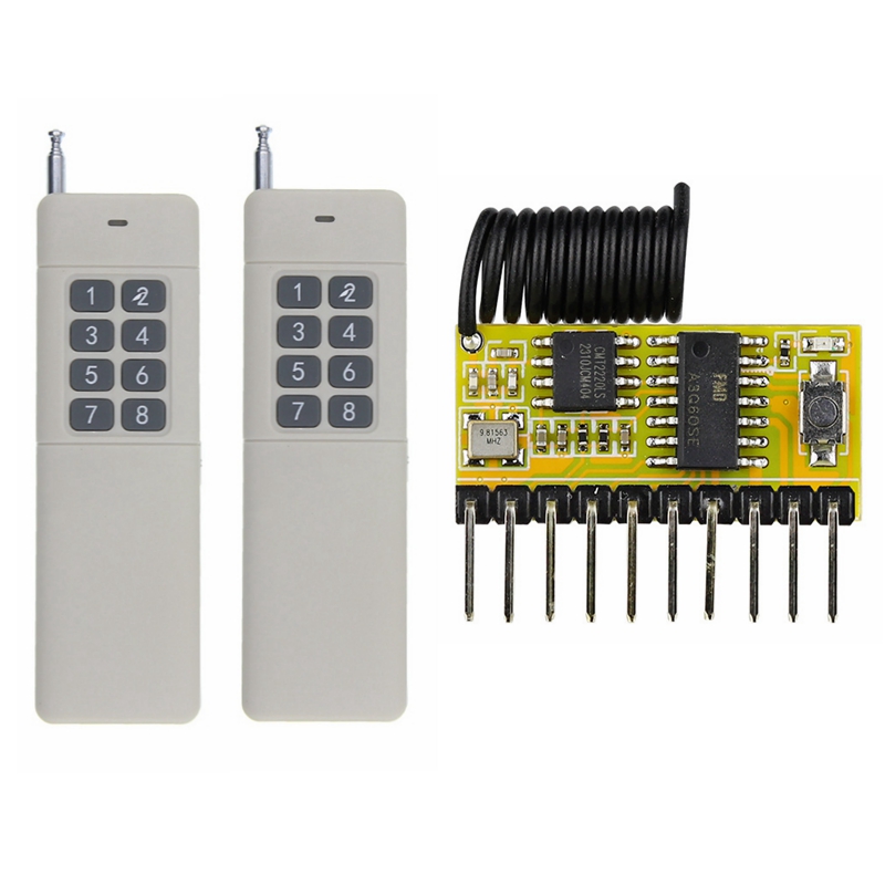 433 ميجا هرتز DC3V ~ 5 فولت 8C - مراجعة 433Mhz Receiver Module وسعره