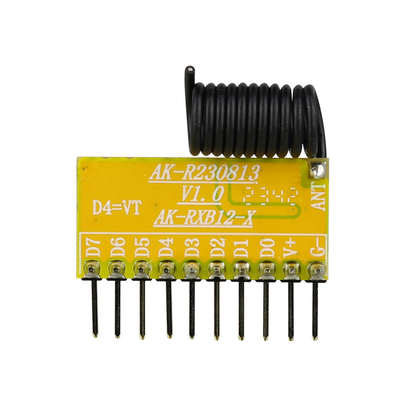433 ميجا هرتز DC3V ~ 5 فولت 8C - مراجعة 433Mhz Receiver Module وسعره
