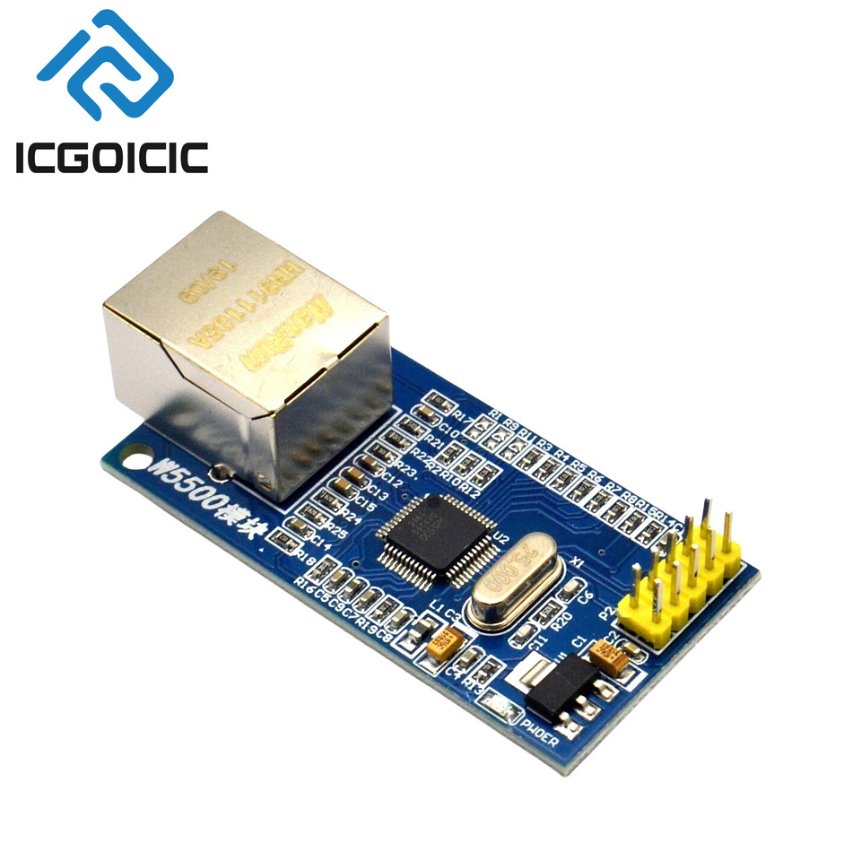 وحدة إيثرنت W5500 - TCP/IP بسل - مراجعة Ethernet Module W5500 وسعره