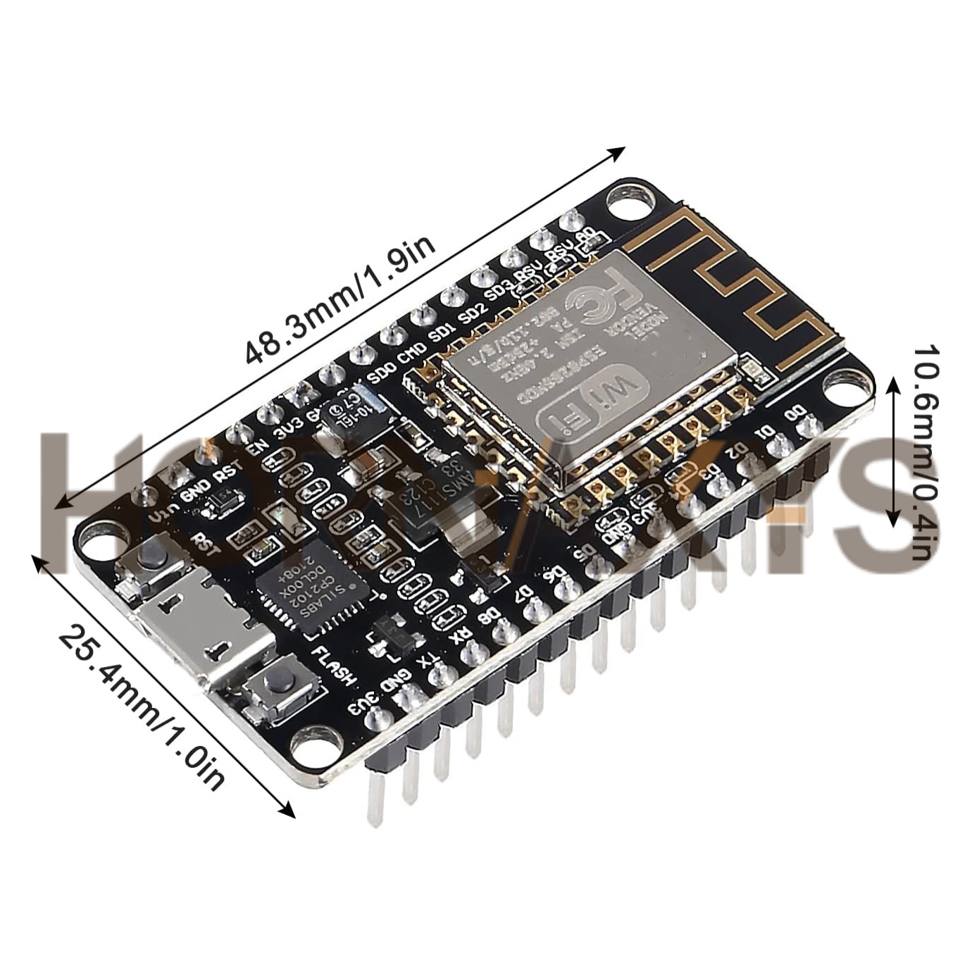 1-10 قطعة/وحدة لاسلكية CP2102  - مراجعة Esp8266 Nodemcu Board وسعره