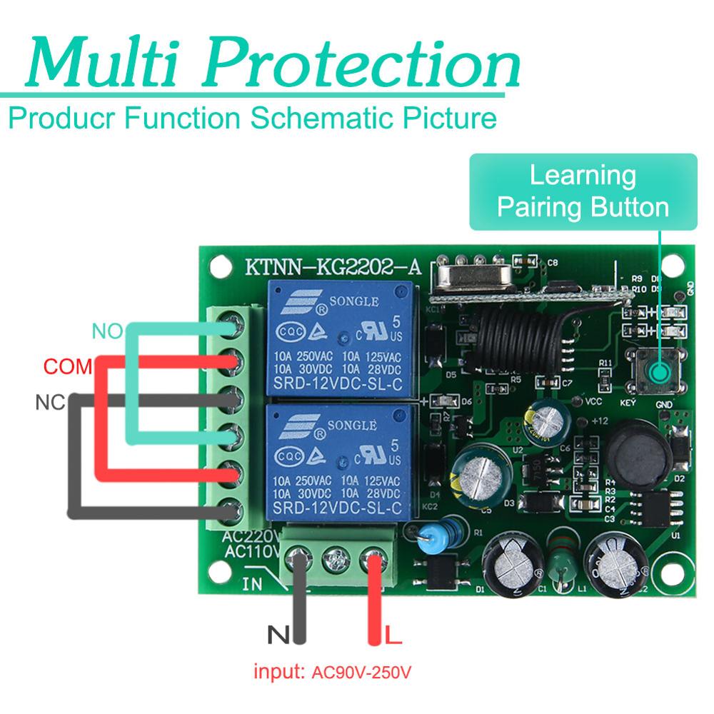 433 ميجا هرتز العالمي لاسلكي ل - مراجعة 433Mhz Receiver Module وسعره