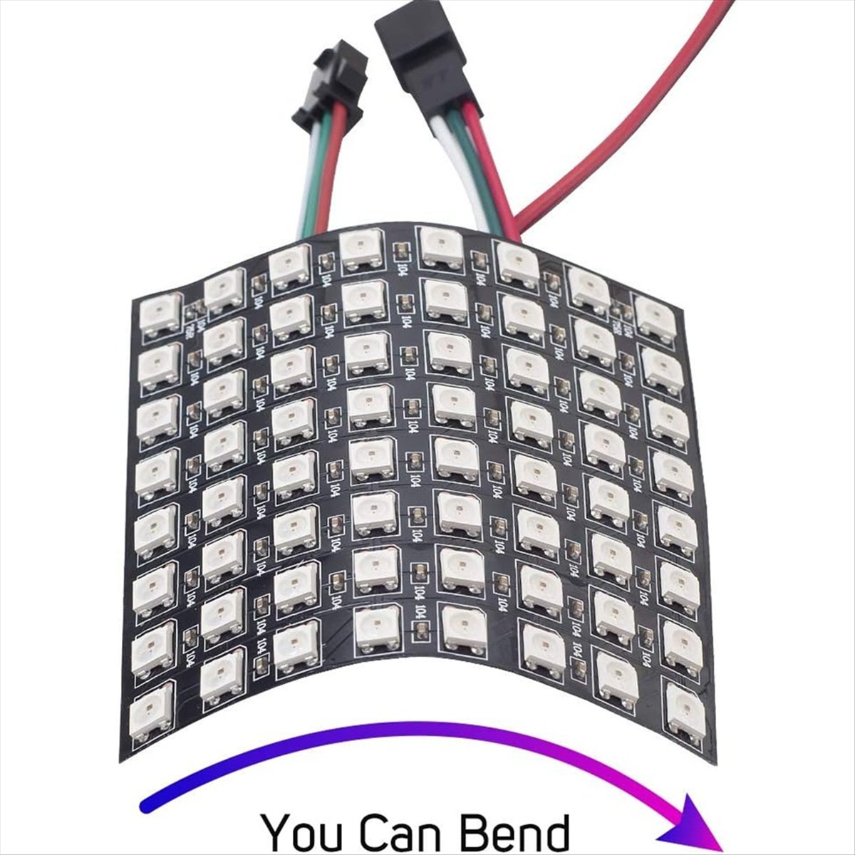 A36R WS2812B شاشة مصفوفة نقطية - مراجعة Rgb Led Matrix 8X8 وسعره