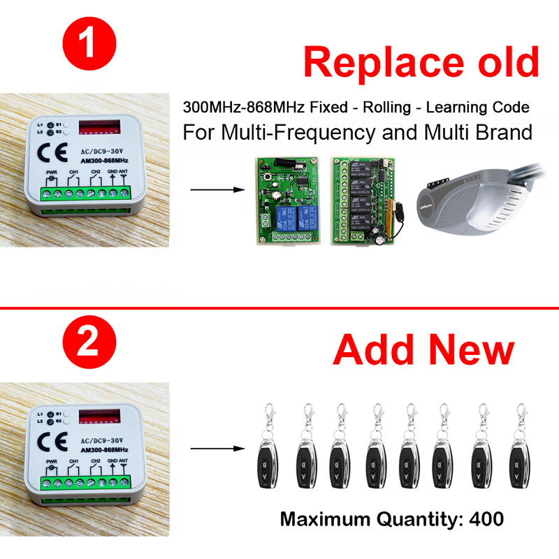 1-20 قطعة جهاز استقبال للتحكم  - مراجعة 433Mhz Receiver Module وسعره