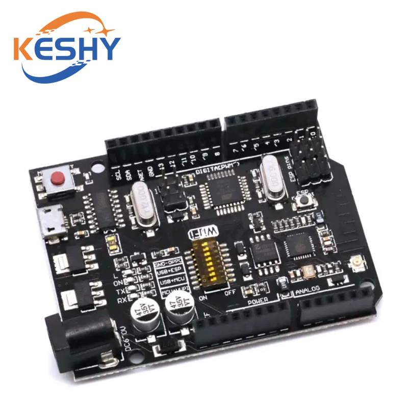 UNO + WiFi R3 ATmega328P + ESP - مراجعة Esp8266 Nodemcu Board وسعره