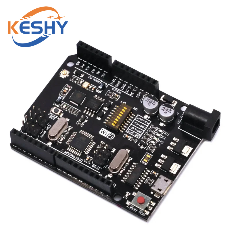 UNO + WiFi R3 ATmega328P + ESP - مراجعة Esp8266 Nodemcu Board وسعره