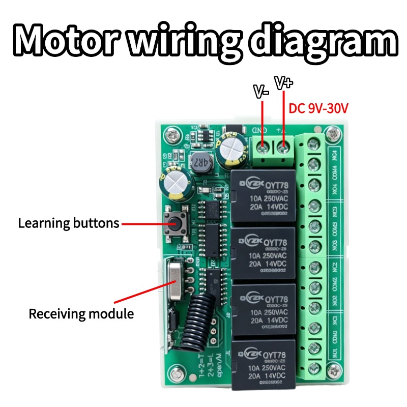 مفتاح تحكم عن بعد لاسلكي عالمي - مراجعة 433Mhz Receiver Module وسعره