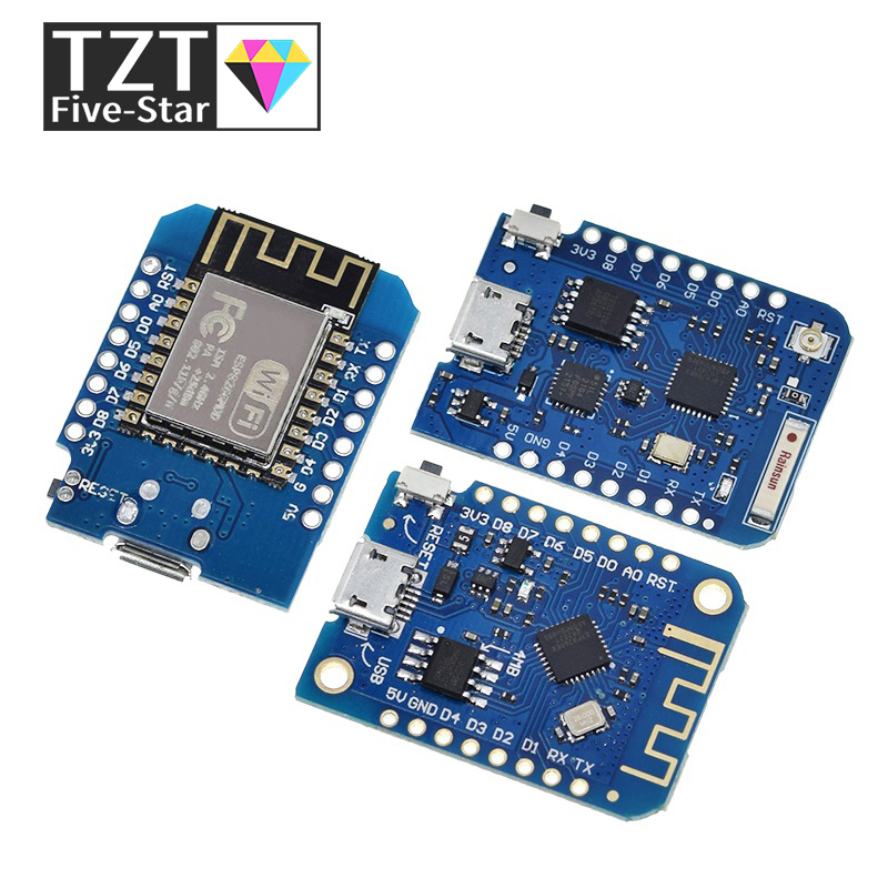 WeMos D1 Mini Pro V3.0 NodeMcu - مراجعة Esp8266 Nodemcu Board وسعره