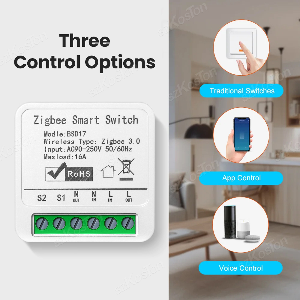 16A تويا زيجبي وحدة تبديل ذكية - مراجعة Diy Home Automation Hub وسعره